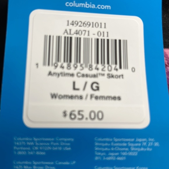 Womens black skort - Picture 4 of 4